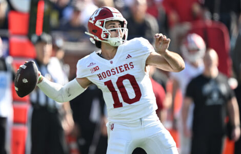 Hoover's TD run lifts No. 6 Indiana to 13-6 OT win at Michigan, its 1st win at Big House since 1967
